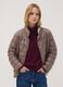 Sand padded jacket, regular fit with high neck_0