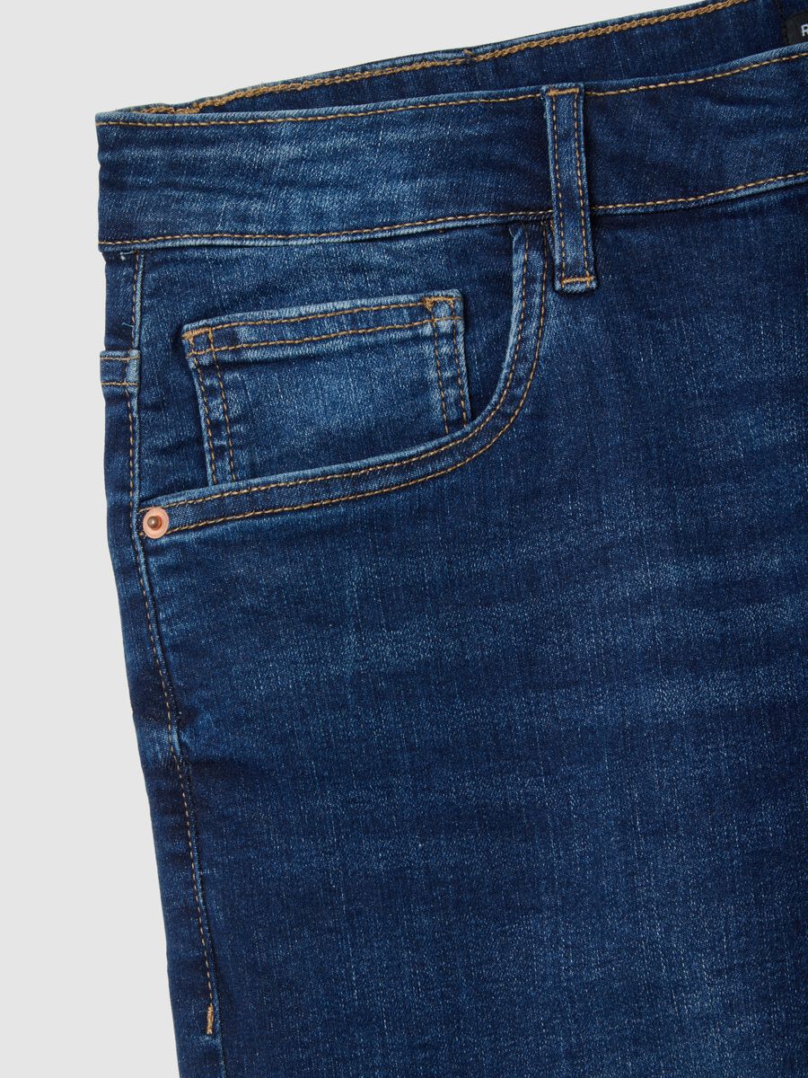 Slim Fit Blue Denim Jeans_5