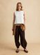 White cotton-blend tank top_1