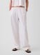 Linen-blend palazzo trousers_1