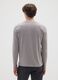Grey pure cotton regular fit sweater_2