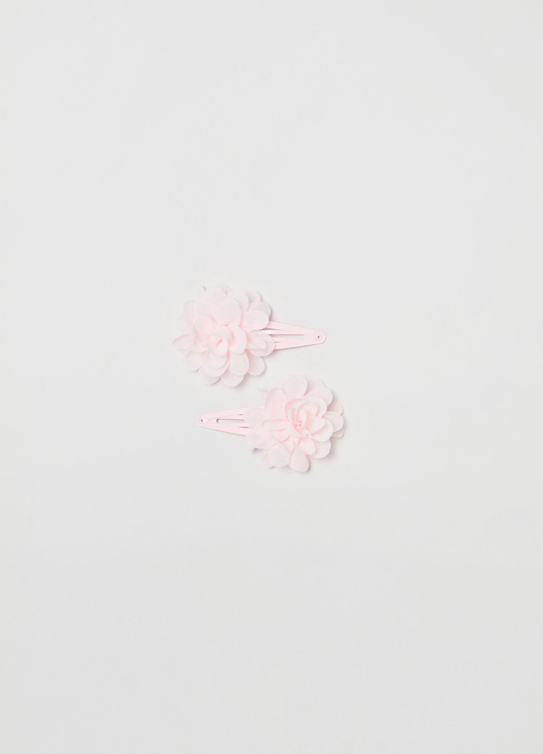 Mollette a clip con fiore applicato_0