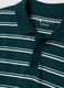 Polo verde in puro cotone a righe regular fit_5