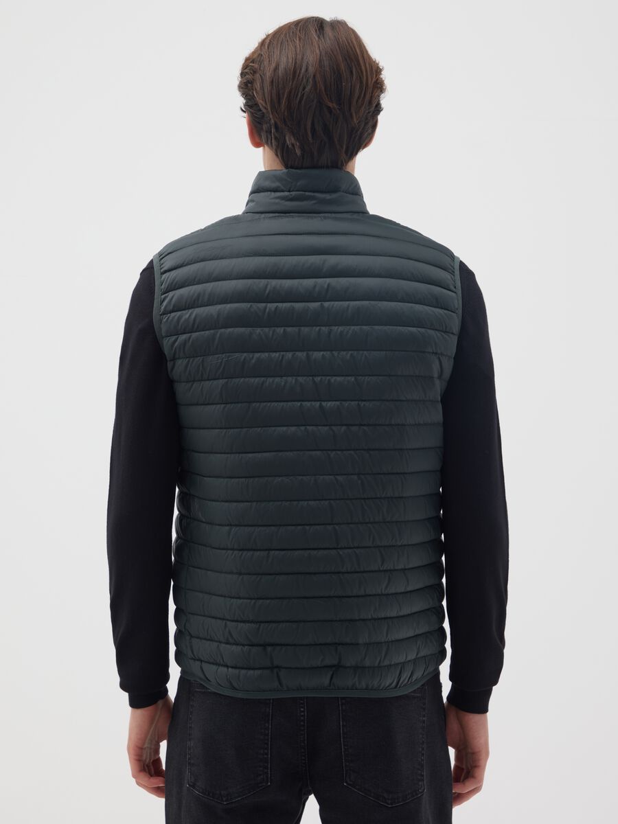 Gilet in nero regular fit_2