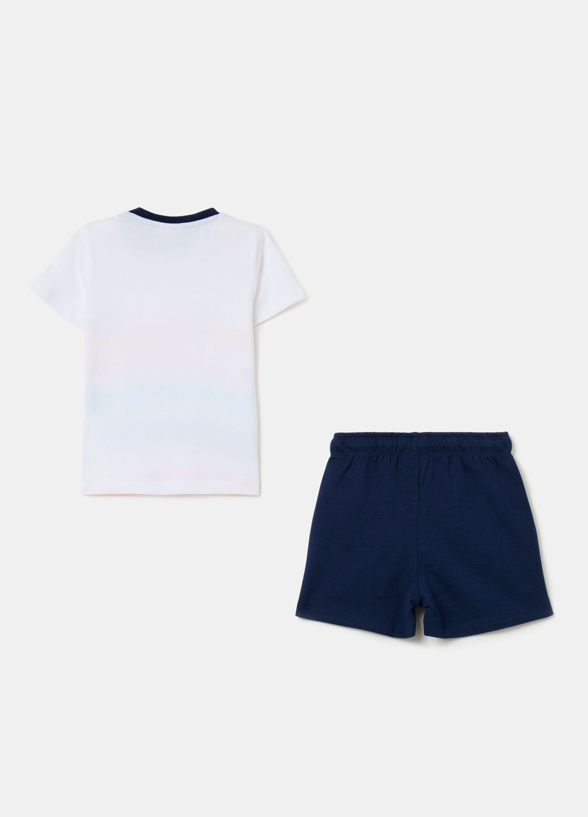 Cotton jogging set with print