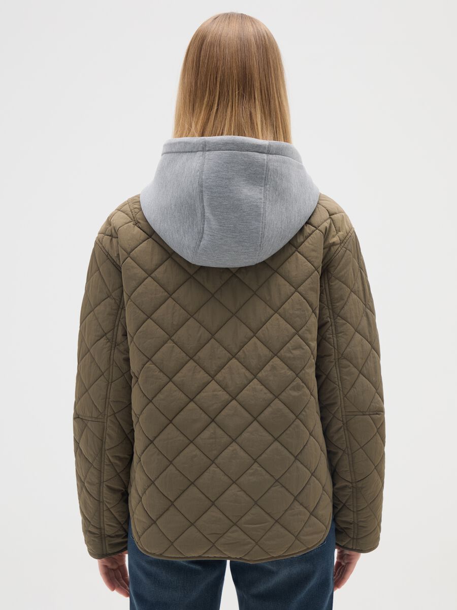 Green Regular Fit Husky Jacket_3