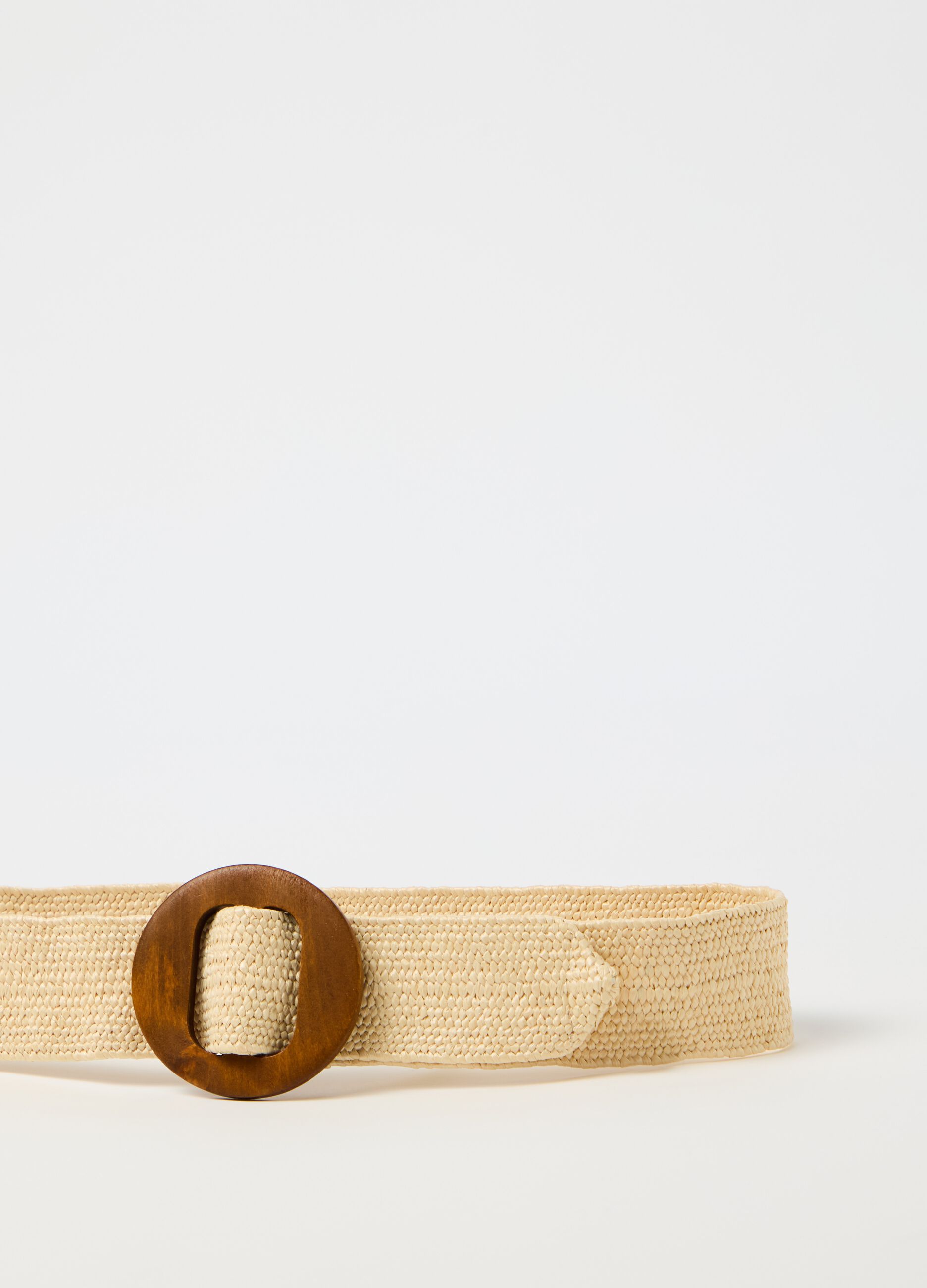 Raffia belt