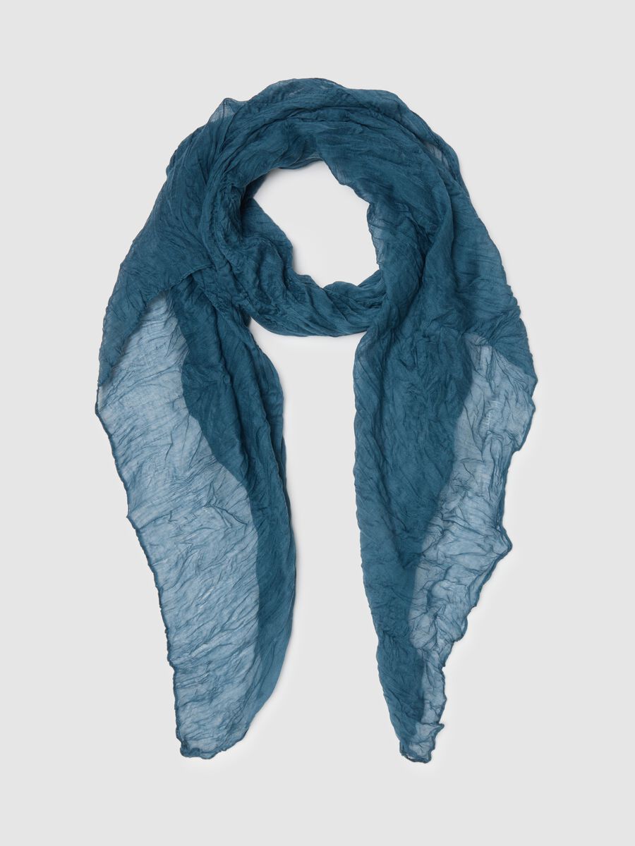 Light Blue Regular Fit Scarf_0