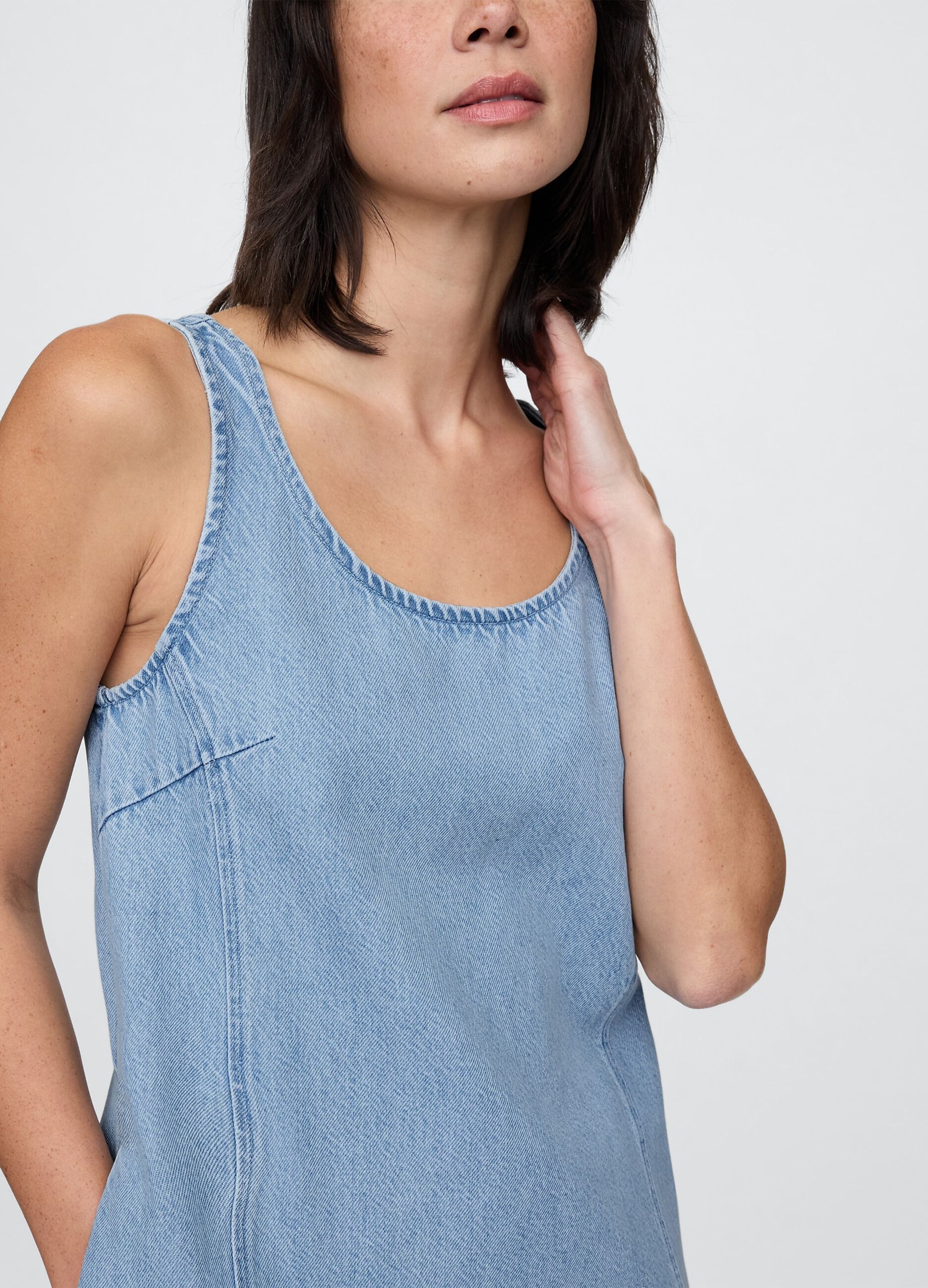 Abito corto in denim Gap