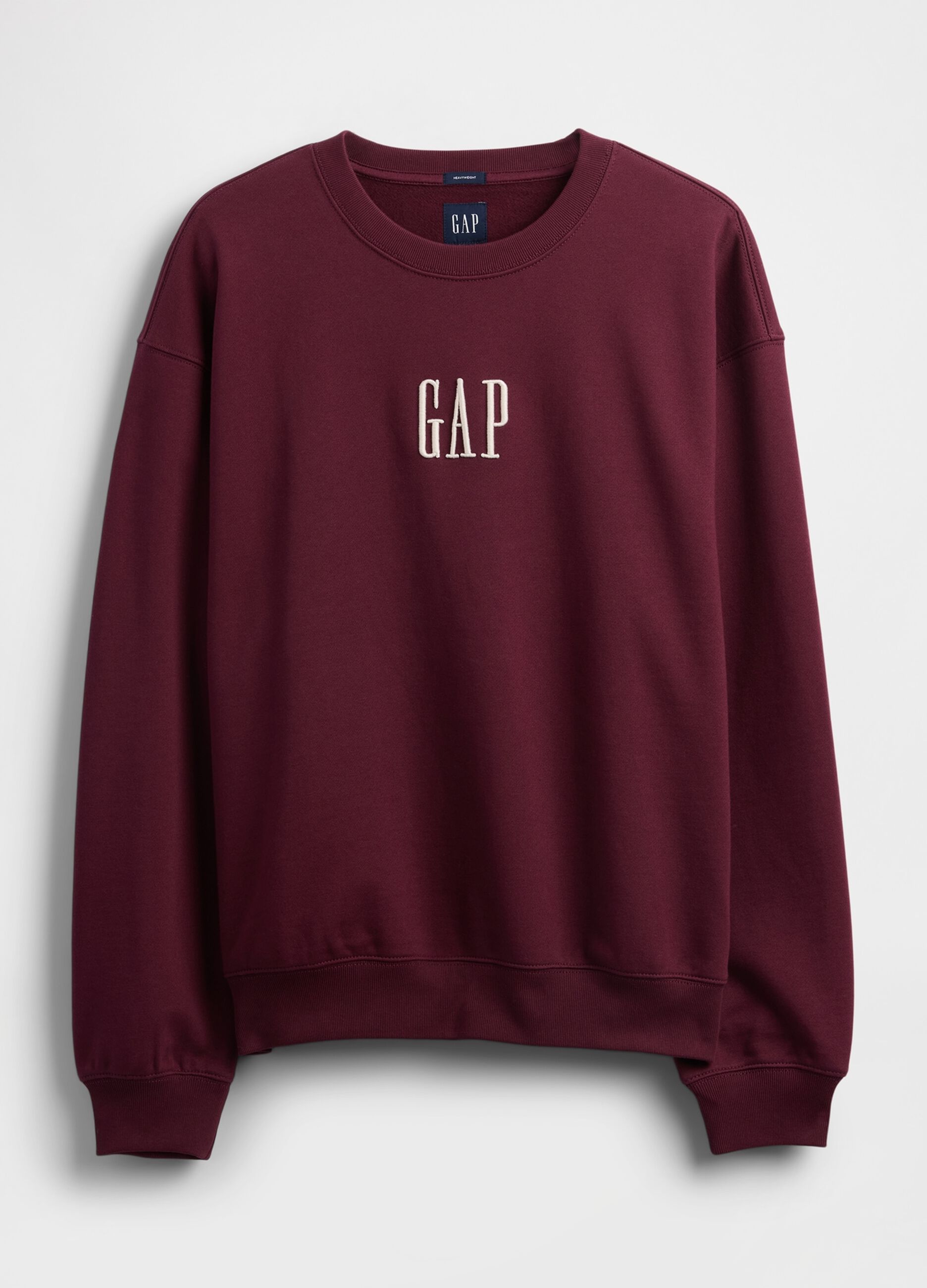 Burgundy Crew Neck Sweatshirt