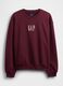Burgundy Crew Neck Sweatshirt_3