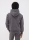 Grey cotton-blend hooded sweatshirt with Chicago Bulls print for boys_2