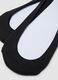 2-pack black invisible socks in stretch cotton blend_1