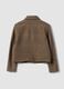 Brown checked wool-blend double-breasted shacket, oversized fit_2