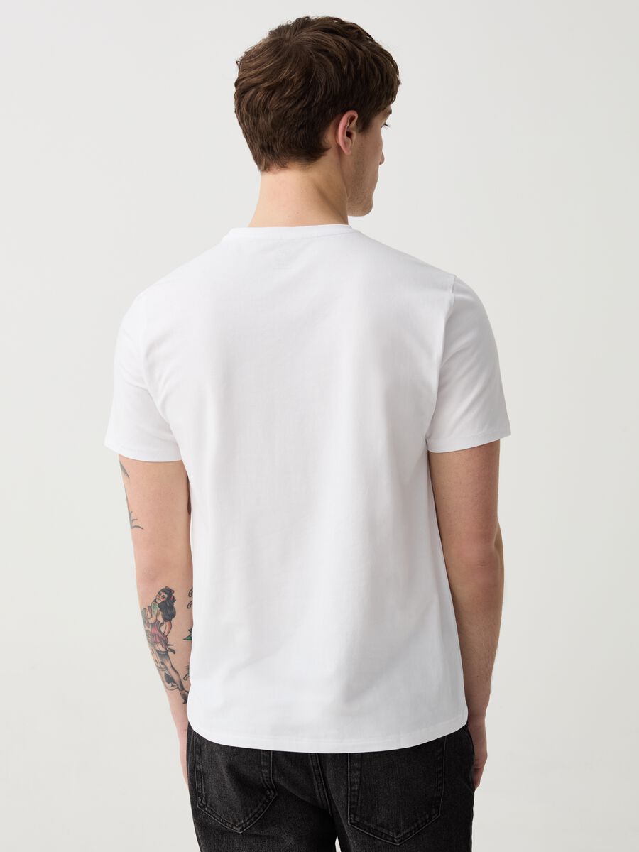 T-shirt slim fit in cotone bio stretch_2