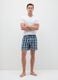 Men's multicolour pure cotton regular fit pyjama shorts_0