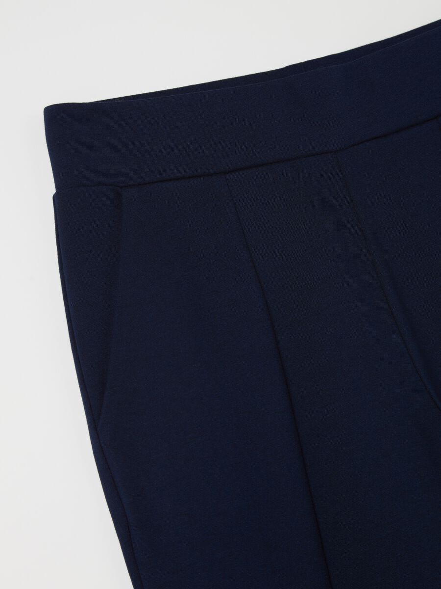 Milano-stitch leggings with raised seams_5