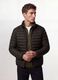 Brown Ultralight Padded Jacket, Regular Fit with Zip_0