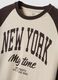 Beige long-sleeve crew-neck T-shirt in pure cotton_2