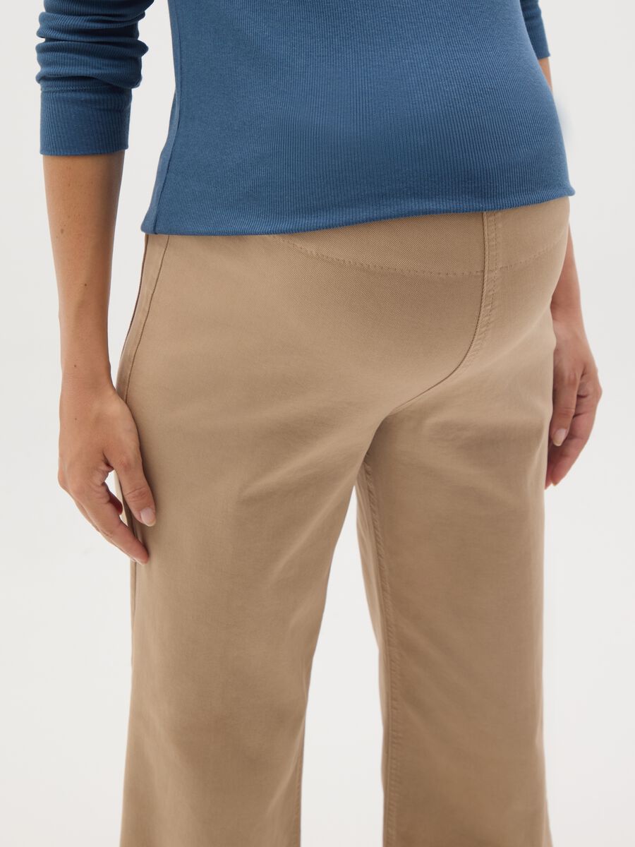 Jeans premaman beige ampi _2