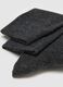Grey Cotton Blend Sock Tripack_2