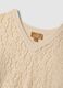 Maglione premaman beige in misto viscosa con lavorazione in pizzo_5