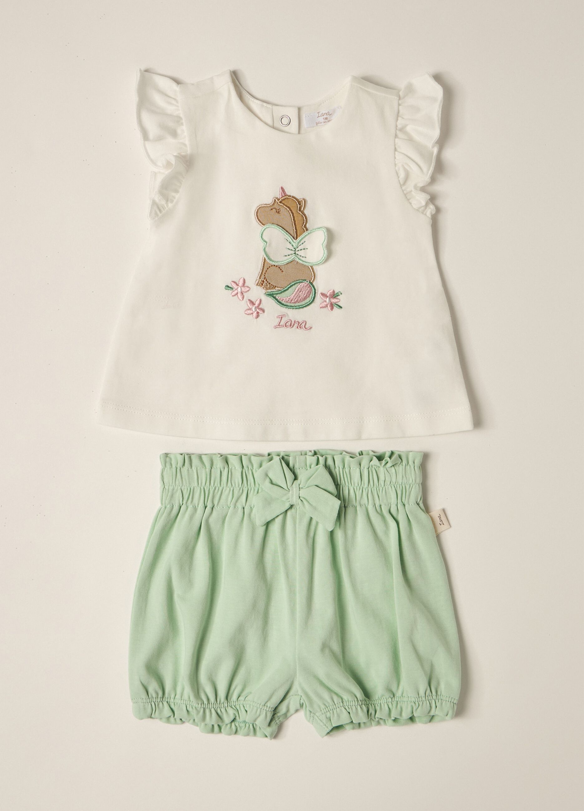 Set in cotone stretch IANA neonata