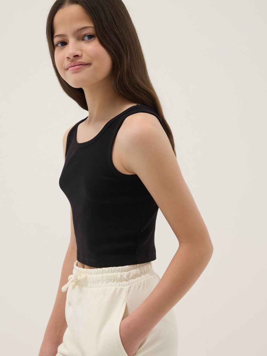 Set fitted in cotone elasticizzato multicolor da ragazza_2