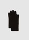 Black Genuine Leather Gloves_0