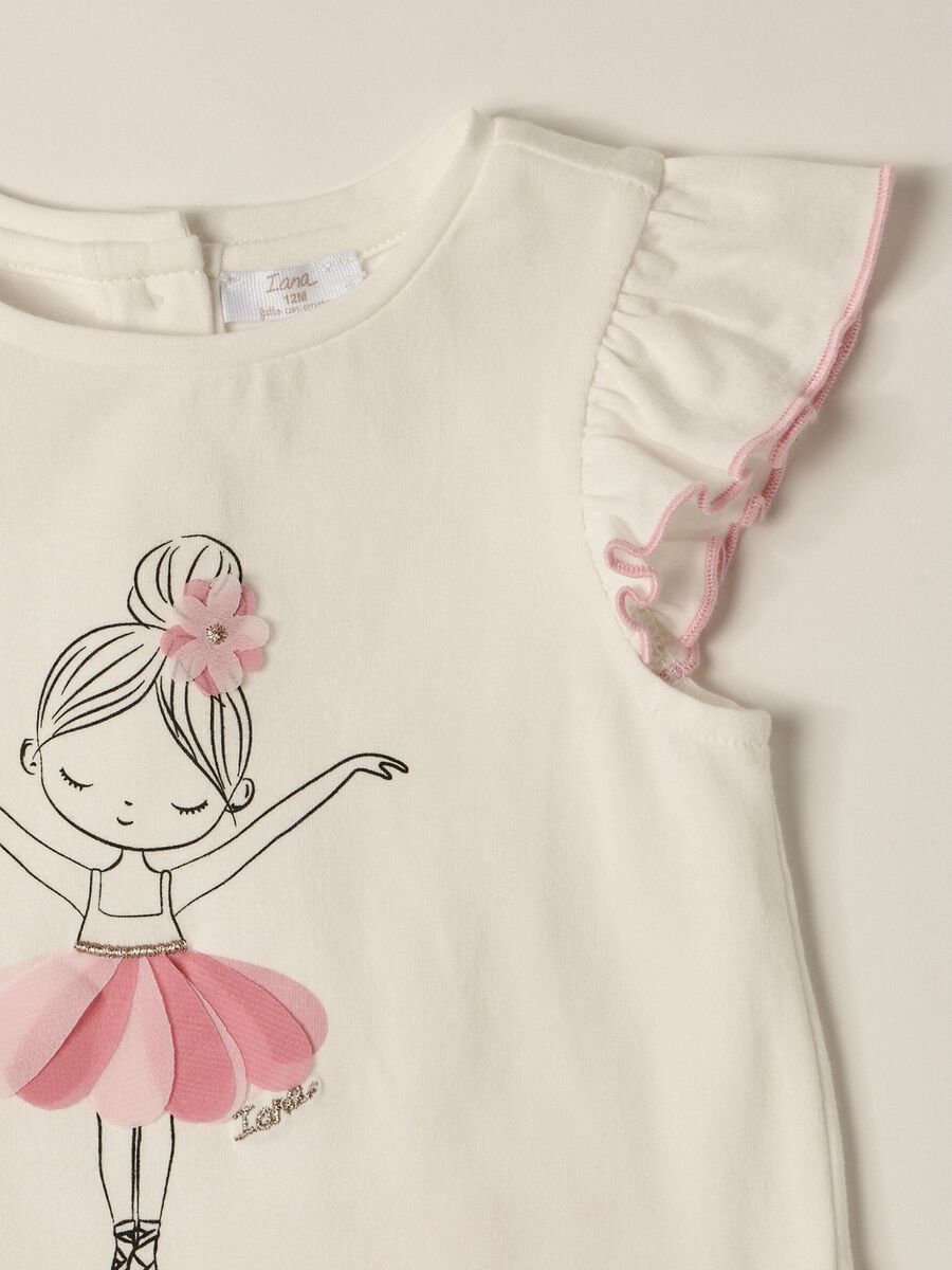 Baby Girl IANA Stretch Cotton Jersey T-shirt_2