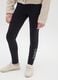 Girls' black stretch cotton leggings with skinny fit_2