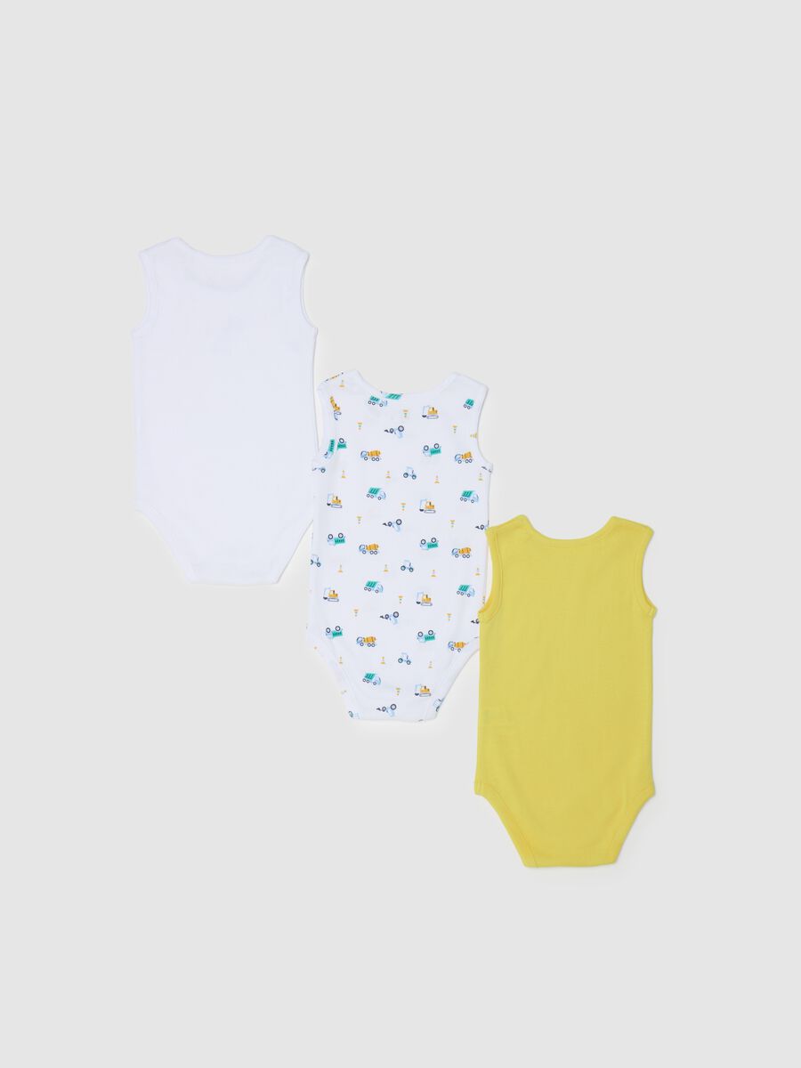 Tripack body in cotone bio con stampa _1