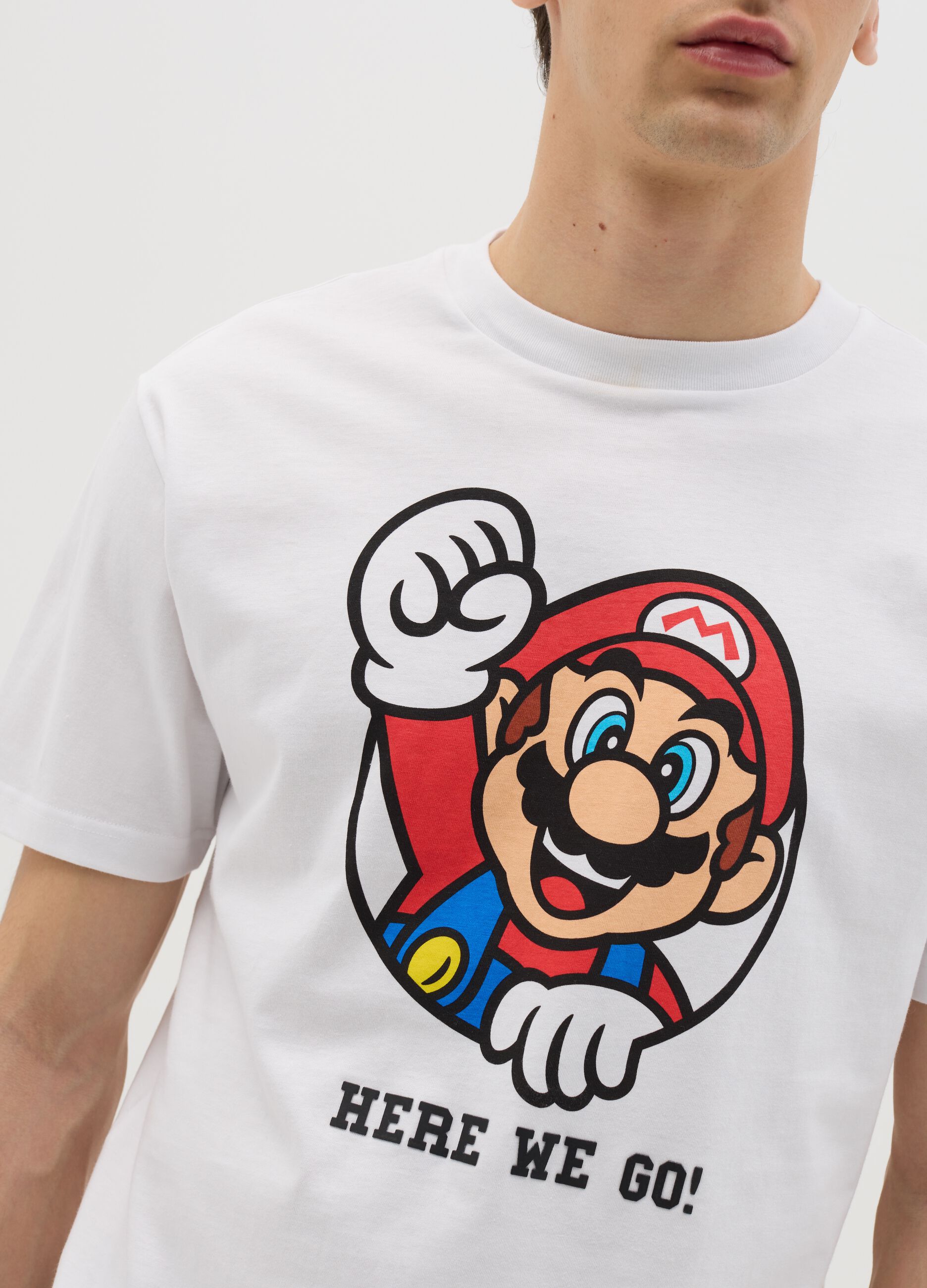 Cotton T-shirt with Super Mario™ print