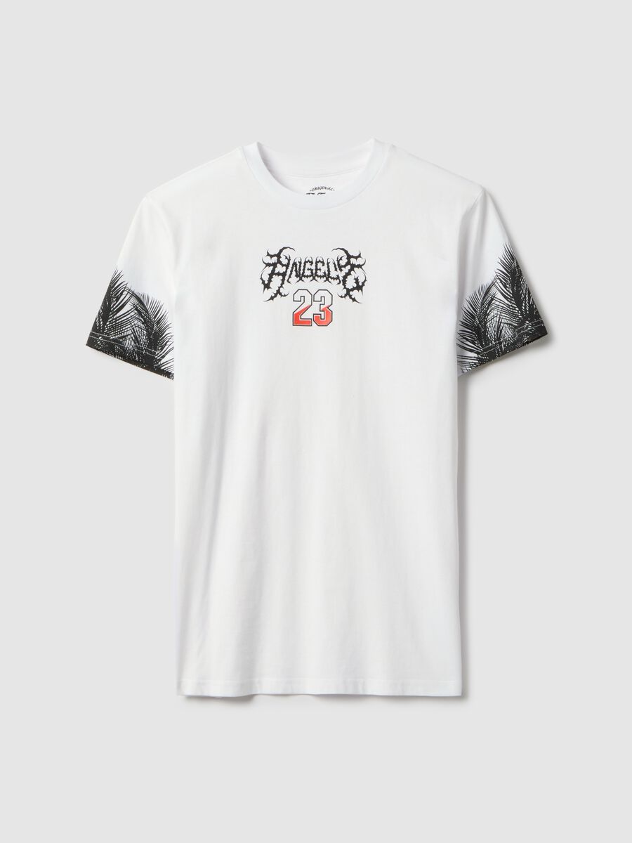 Multicoloured pure cotton regular fit t-shirt with graphic_4