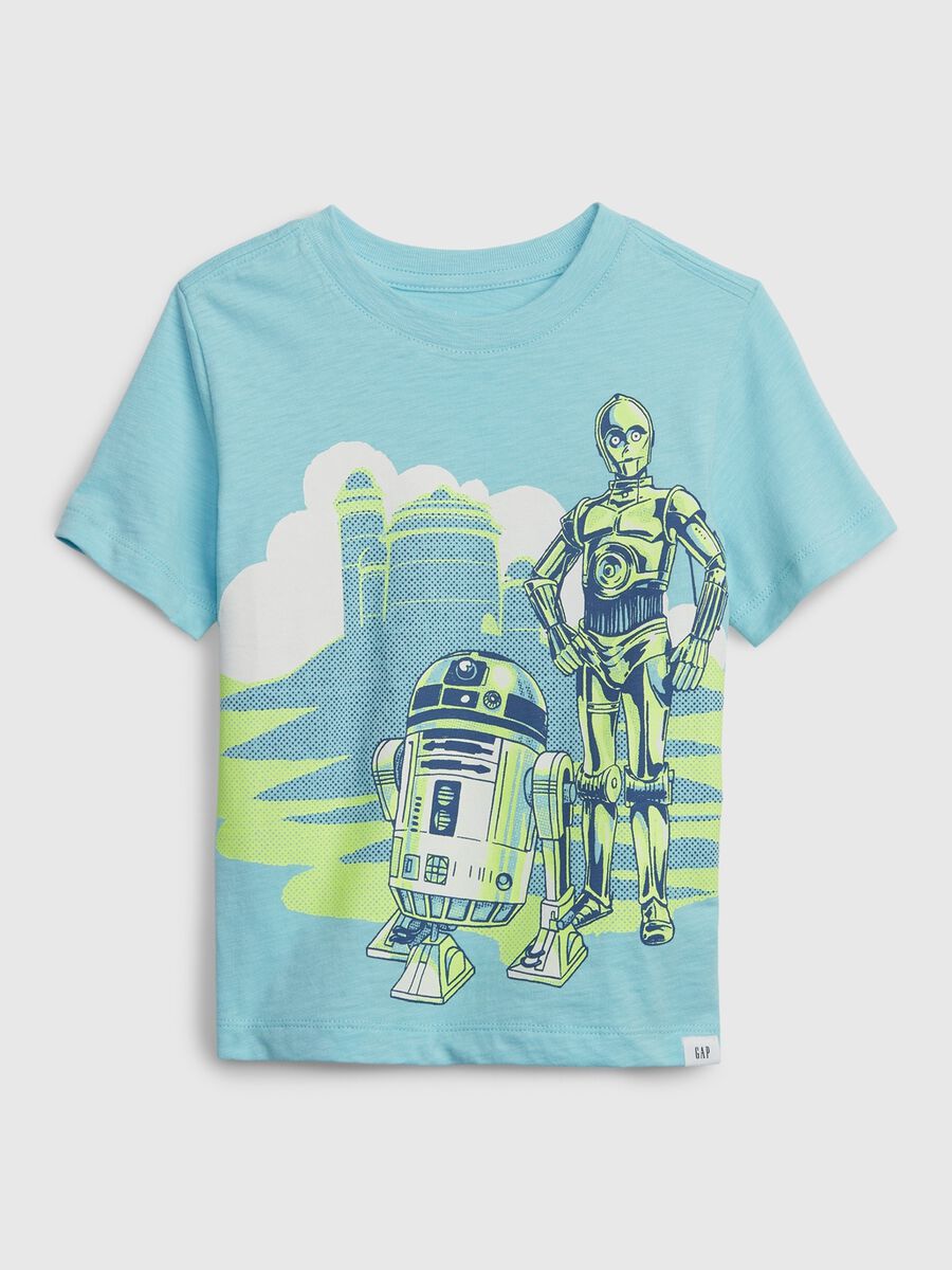 T-shirt in cotone bio con stampa Star Wars_0