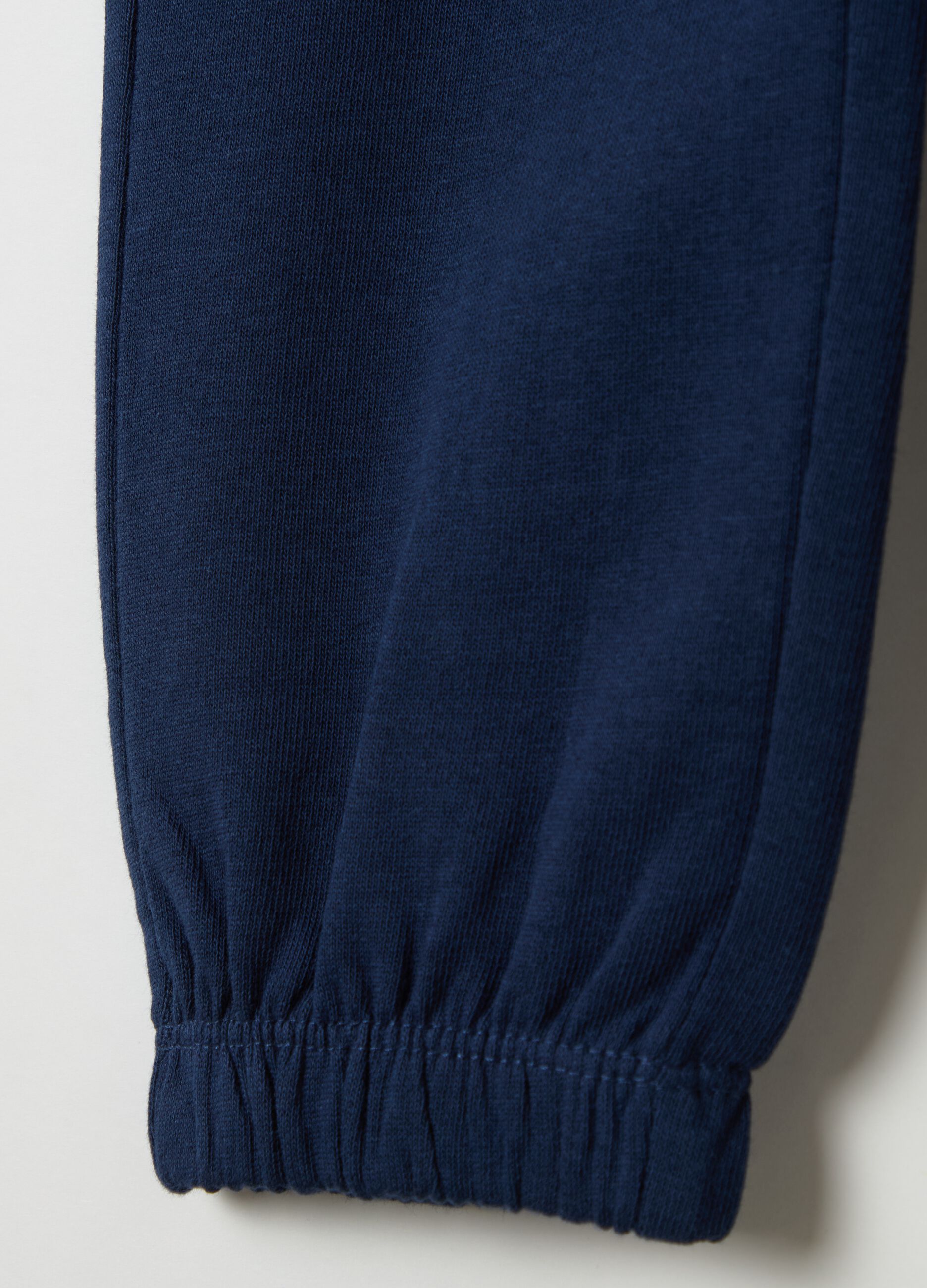 Joggers in felpa con profili elasticati 