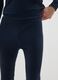 Regular Fit Blue Leggings_3