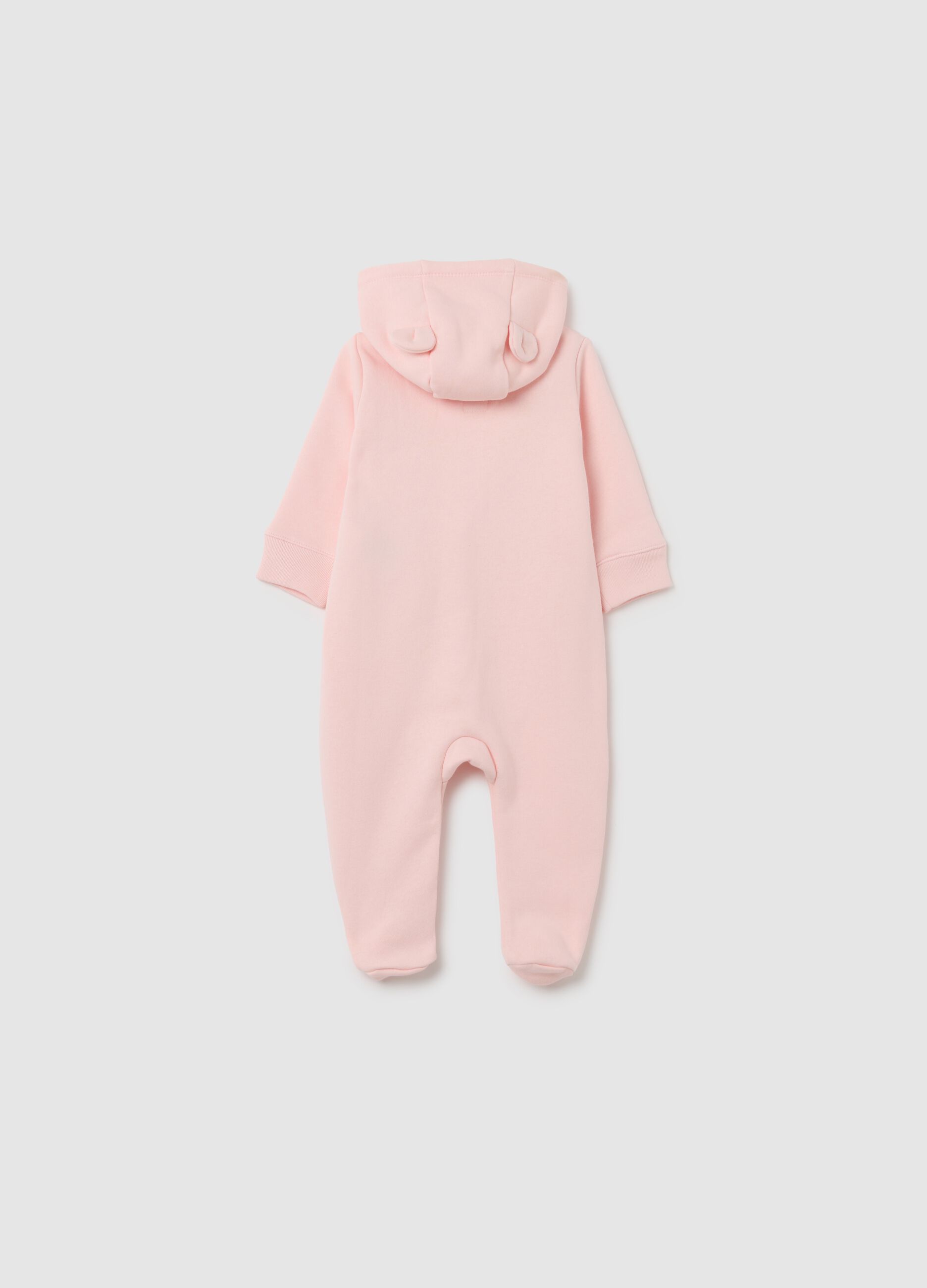 Onesie with feet and hood