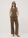 Green slim-fit viscose-blend waistcoat_1