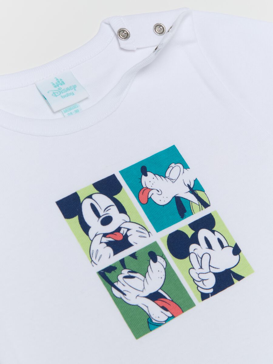 Two-pack cotton bodysuits with Mickey Mouse and Pluto print_2