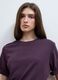 Purple boxy-fit T-shirt in a cotton-viscose blend_2
