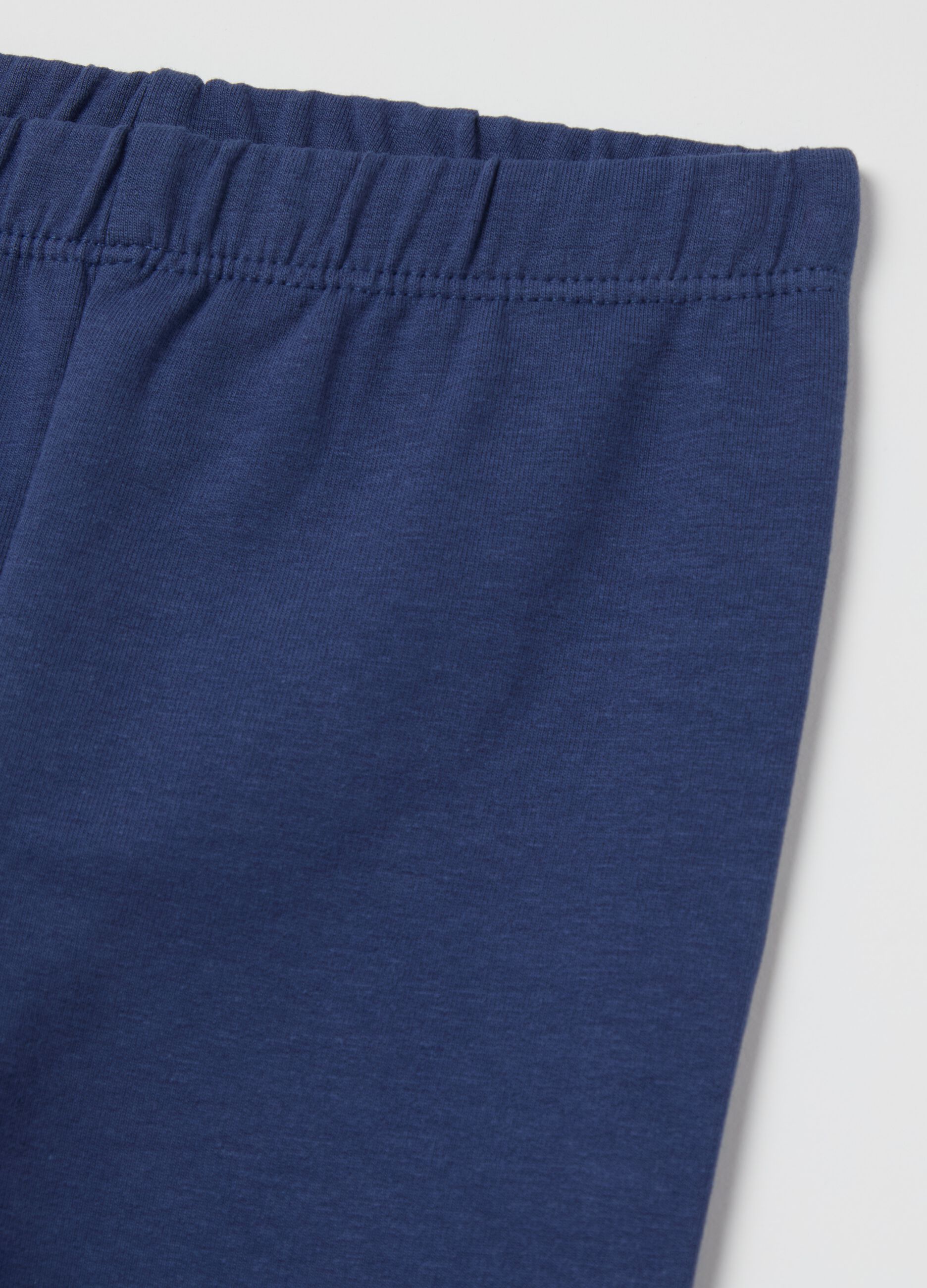 Jogging set in cotone stretch con stampa farfalle