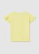 Yellow T-shirt in cotton with diamant&eacute;s_1