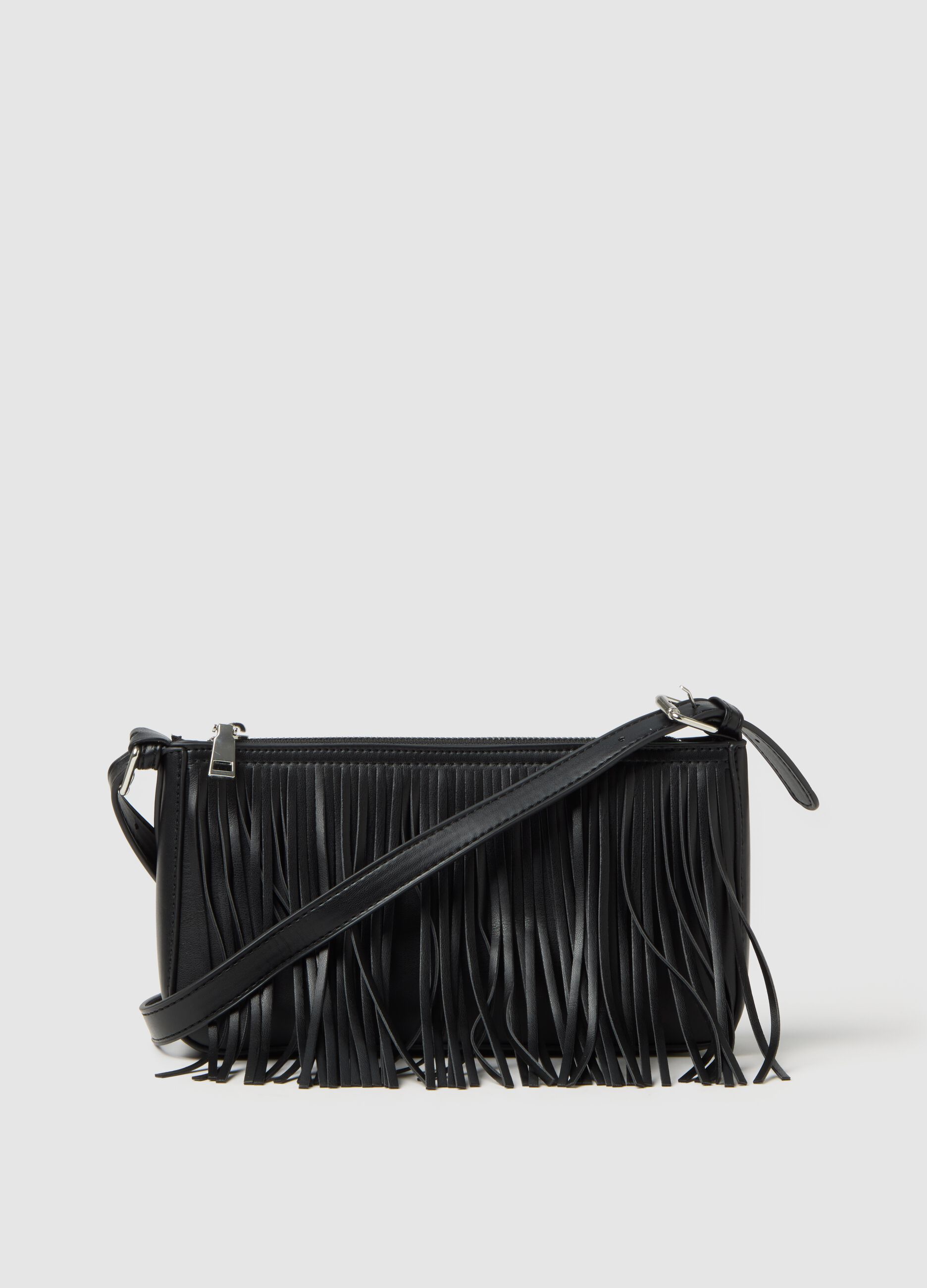 Black Bag with Fringe