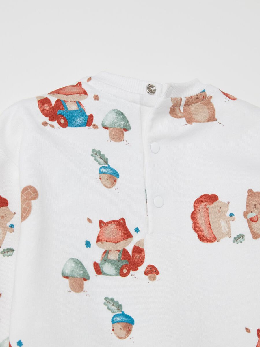 Organic cotton jogging set with animals print_3