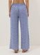 Long pure cotton multicolour floral-print trousers_2