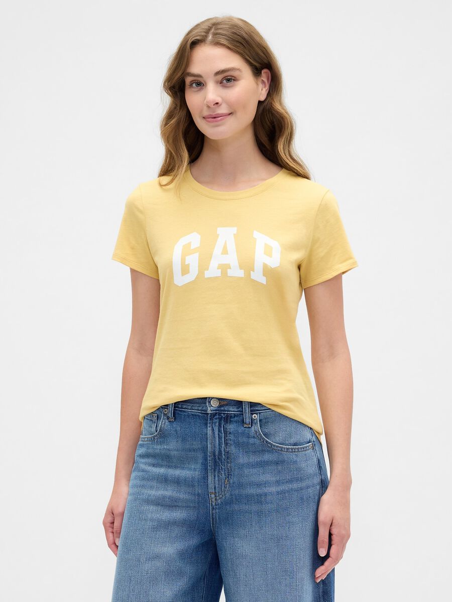 Yellow Cotton T-shirt_0