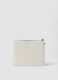 White teddy print pouch_1