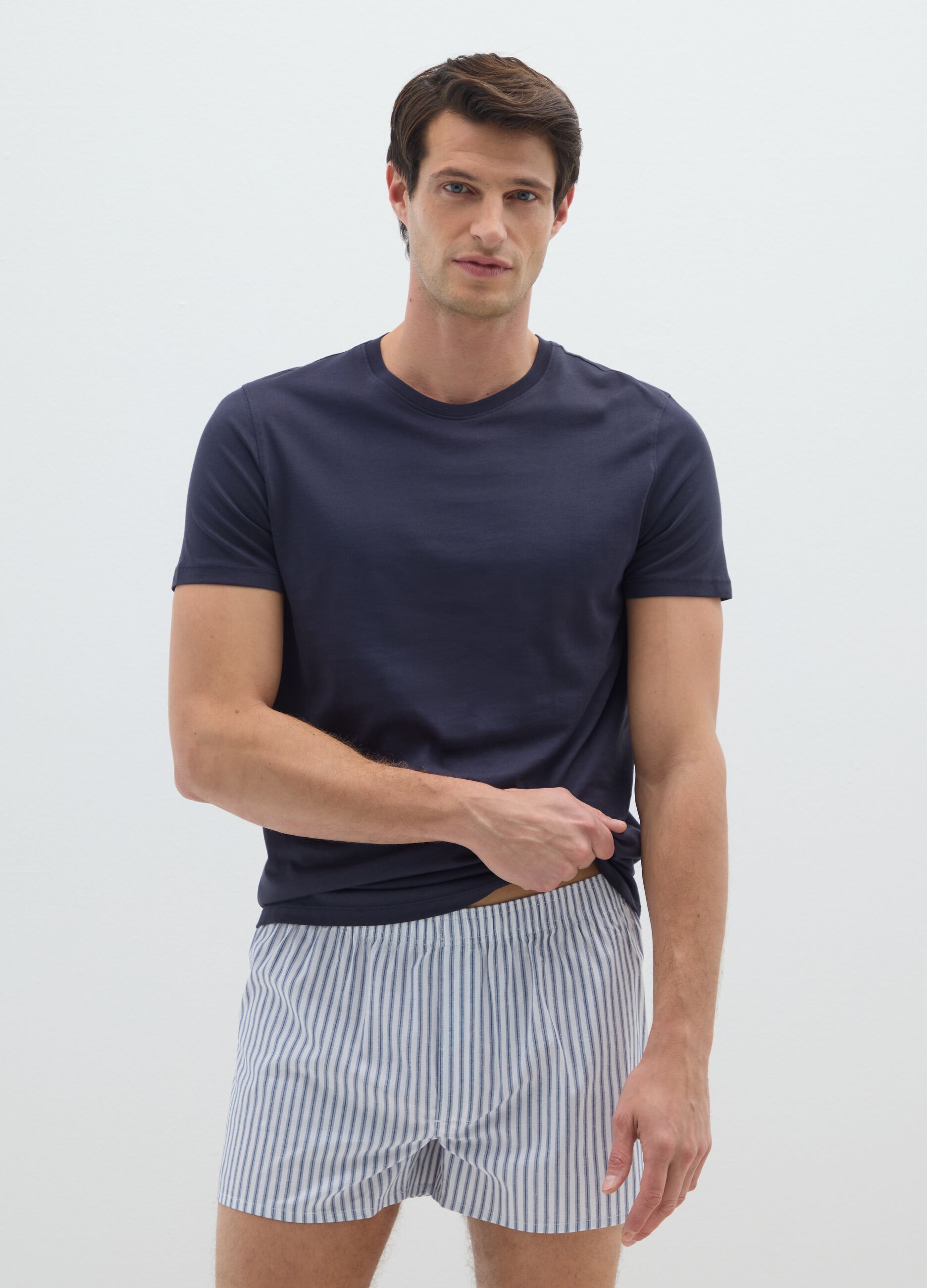 Multipack cotton boxers in multicolour regular fit