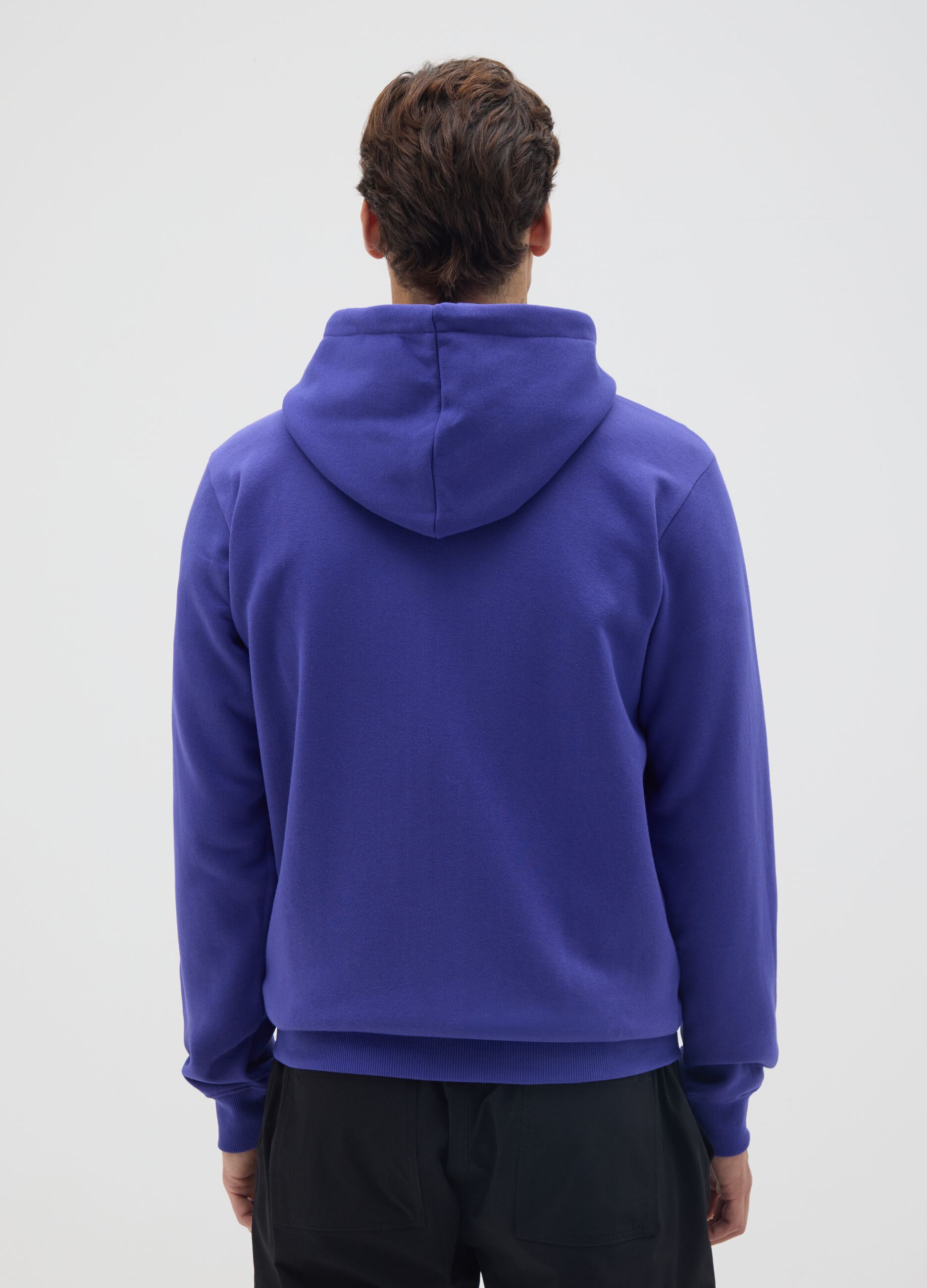 Felpa in misto cotone viola Everlast